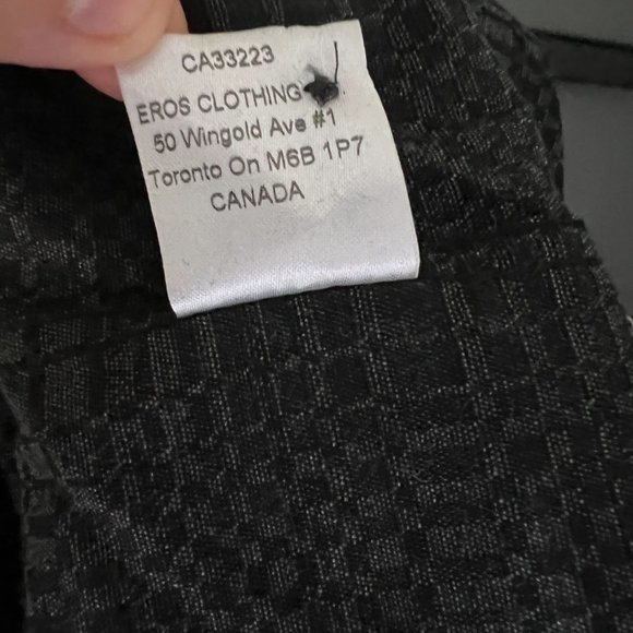 7 DOWNIE ST. Black Beige Button Down Short Sleeve‎ Shirt (2X) - Picture 9 of 10